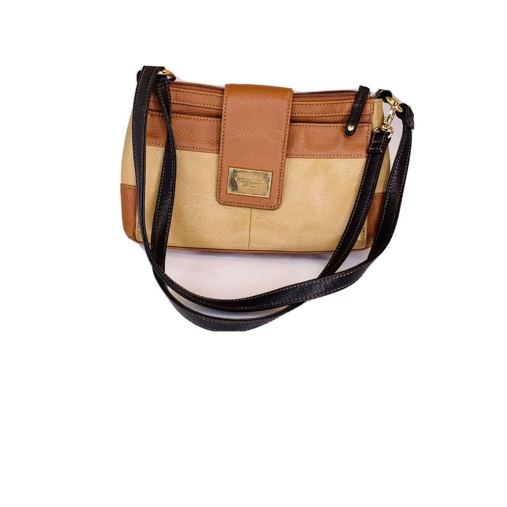 Tignanello Vintage Pebbled Leather Shoulder Bag - Picture 3 of 13
